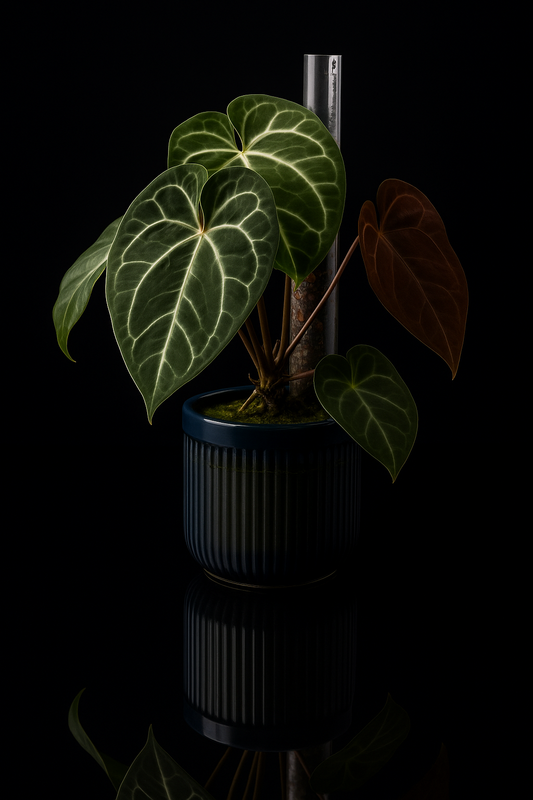 THICCLY GrowLid - Kratky Hydroponics Moss Pole System (Royal Blue)