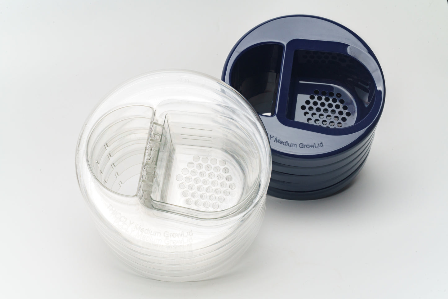 THICCLY GrowLid - Kratky Hydroponics Moss Pole System (Clear)